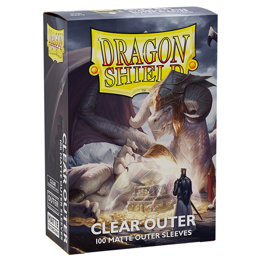 Dragon Shield: Outer Sleeves Matte Clear (100) – Total Escape Games