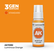 AK Interactive 3G Acrylic Luminous Orange 17ml product image