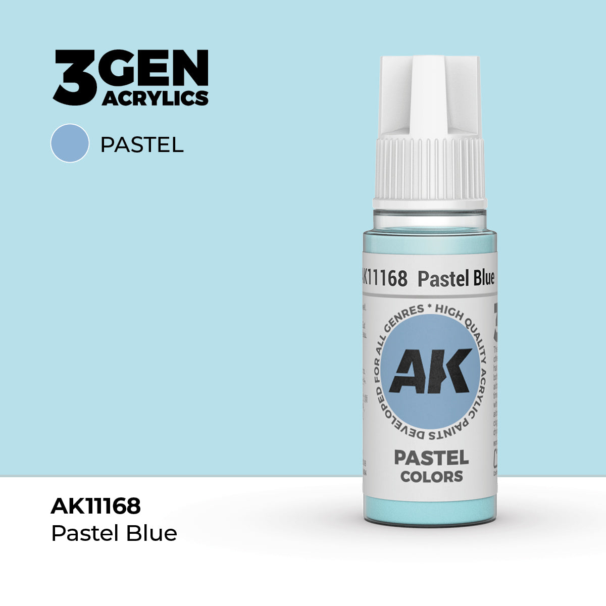 AK Interactive 3G Acrylic Pastel Blue 17ml product image