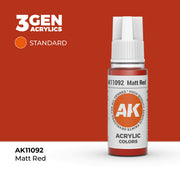 AK Interactive 3G Acrylic Matt Red 17ml product image