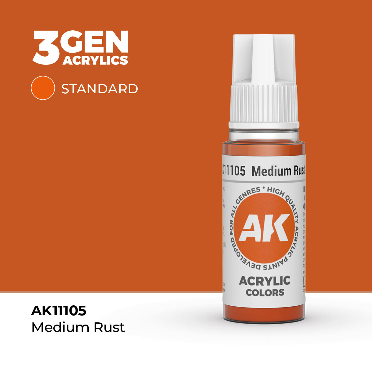 AK Interactive 3G Acrylic Light Rust 17ml product image