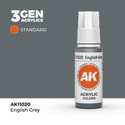 AK Interactive 3G Acrylic English Grey 17ml product image