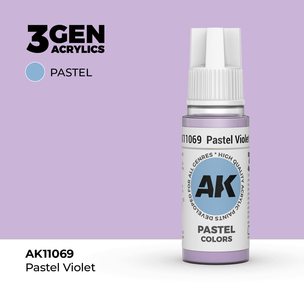 AK Interactive 3G Acrylic Pastel Violet 17ml product image