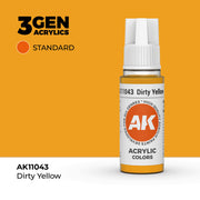 AK Interactive 3G Acrylic Dirty Yellow 17ml product image