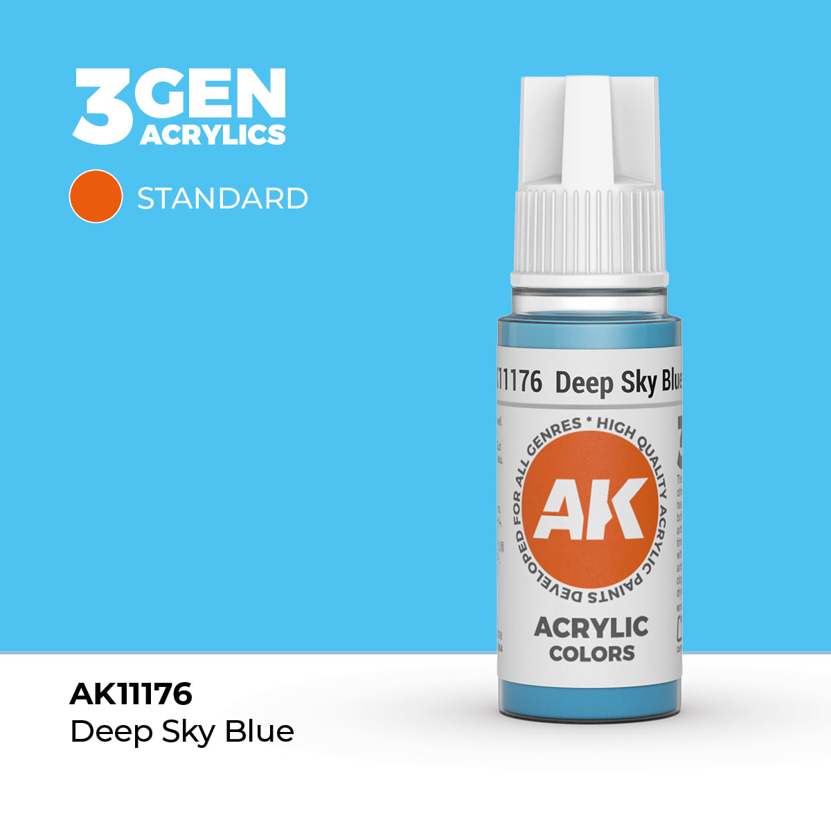 AK Interactive 3G Acrylic Deep Sky Blue 17ml product image