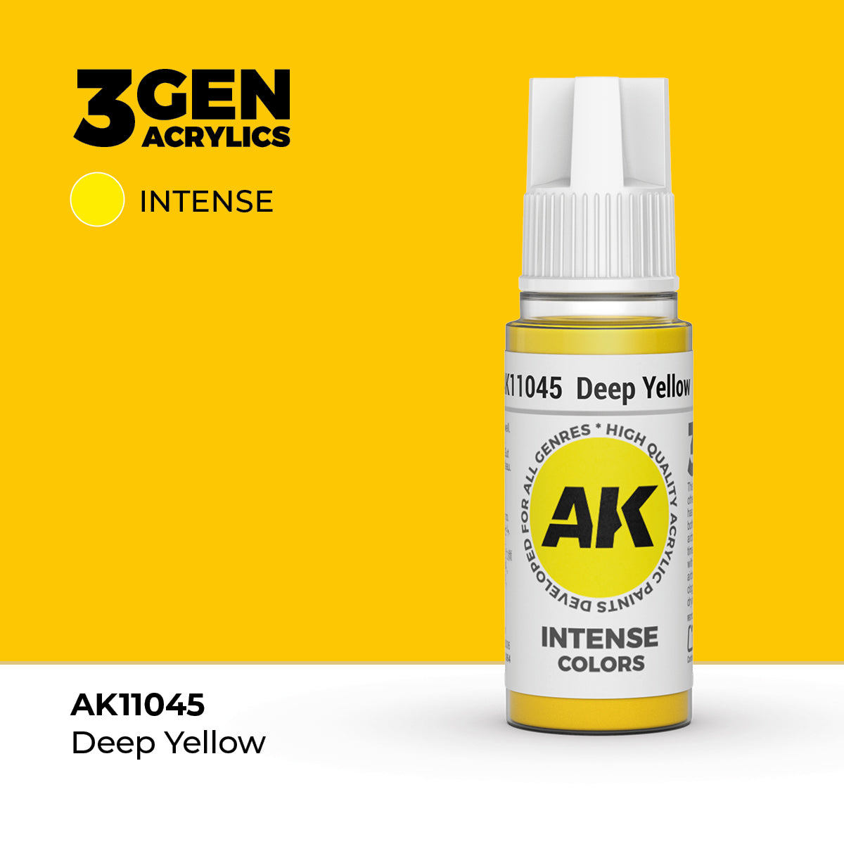 AK Interactive 3G Acrylic Deep Yellow 17ml product image