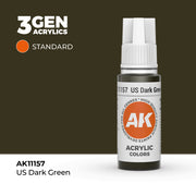 AK Interactive 3G Acrylic US Dark Green 17ml product image