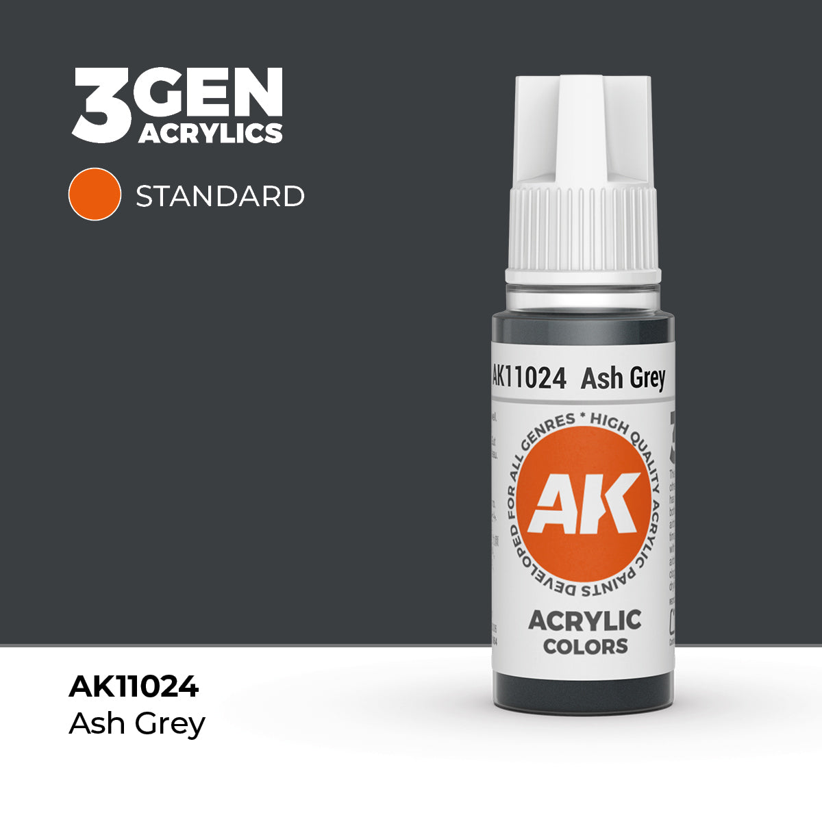 AK Interactive 3G Acrylic Ash Grey 17ml product image