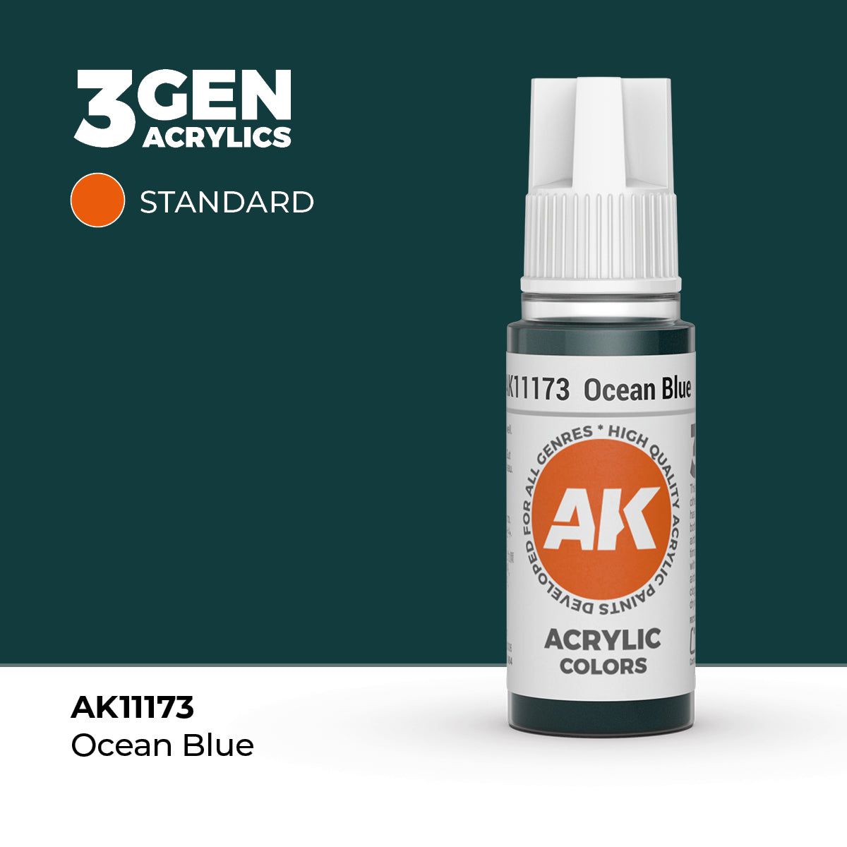 AK Interactive 3G Acrylic Ocean Blue 17ml product image