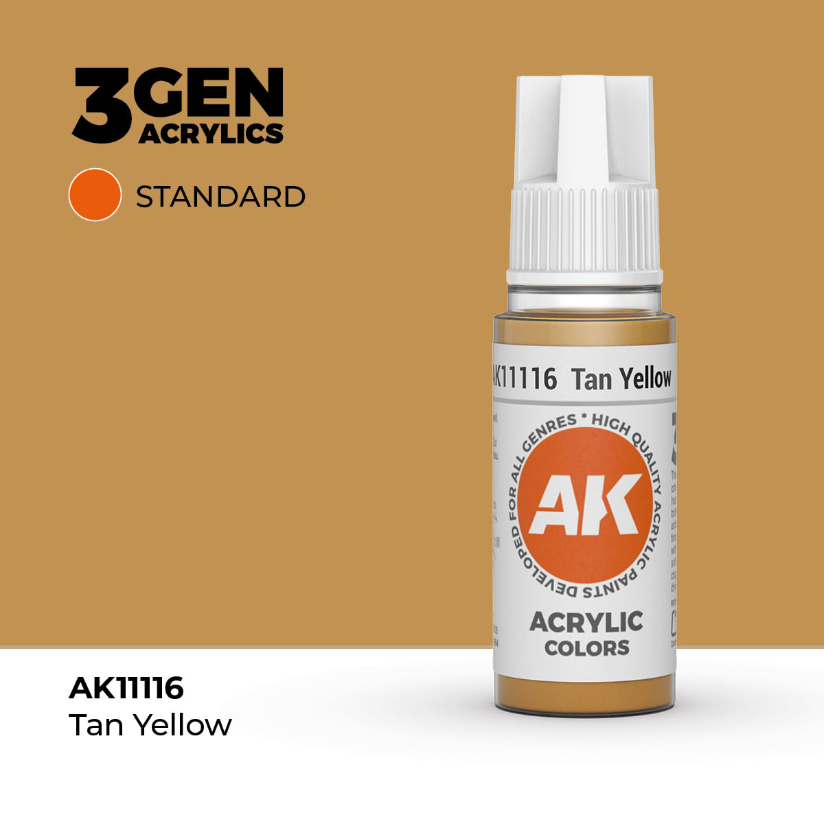 AK Interactive 3G Acrylic Tan Yellow 17ml product image