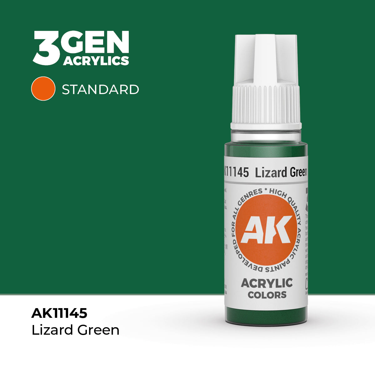 AK Interactive 3G Acrylic Lizard Green 17ml product image