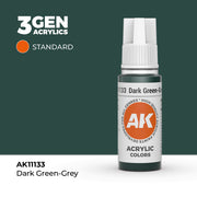 AK Interactive 3G Acrylic Dark Green-Grey 17ml product image