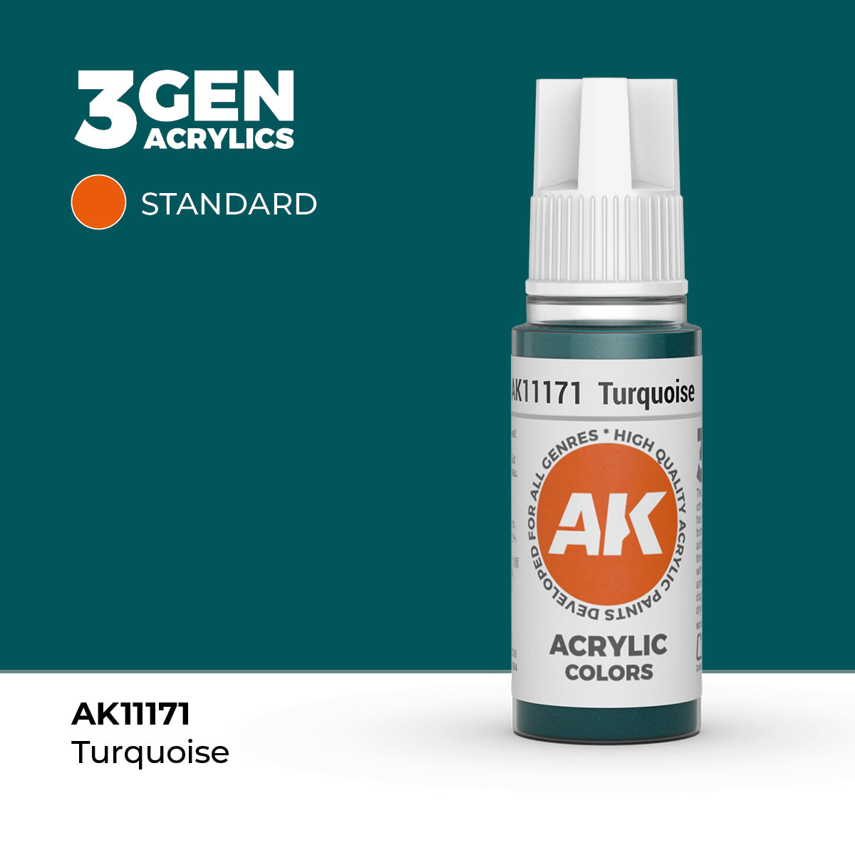 AK Interactive 3G Acrylic Turquoise 17ml product image