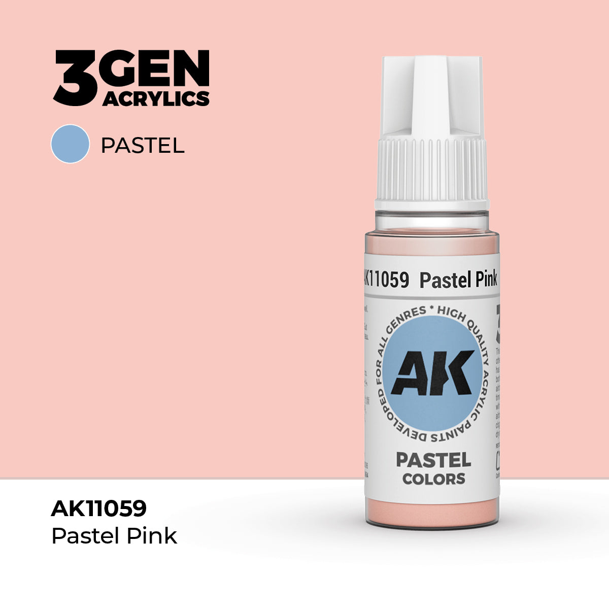 AK Interactive 3G Acrylic Pastel Pink 17ml product image