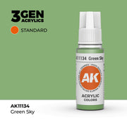 AK Interactive 3G Acrylic Green Sky 17ml product image