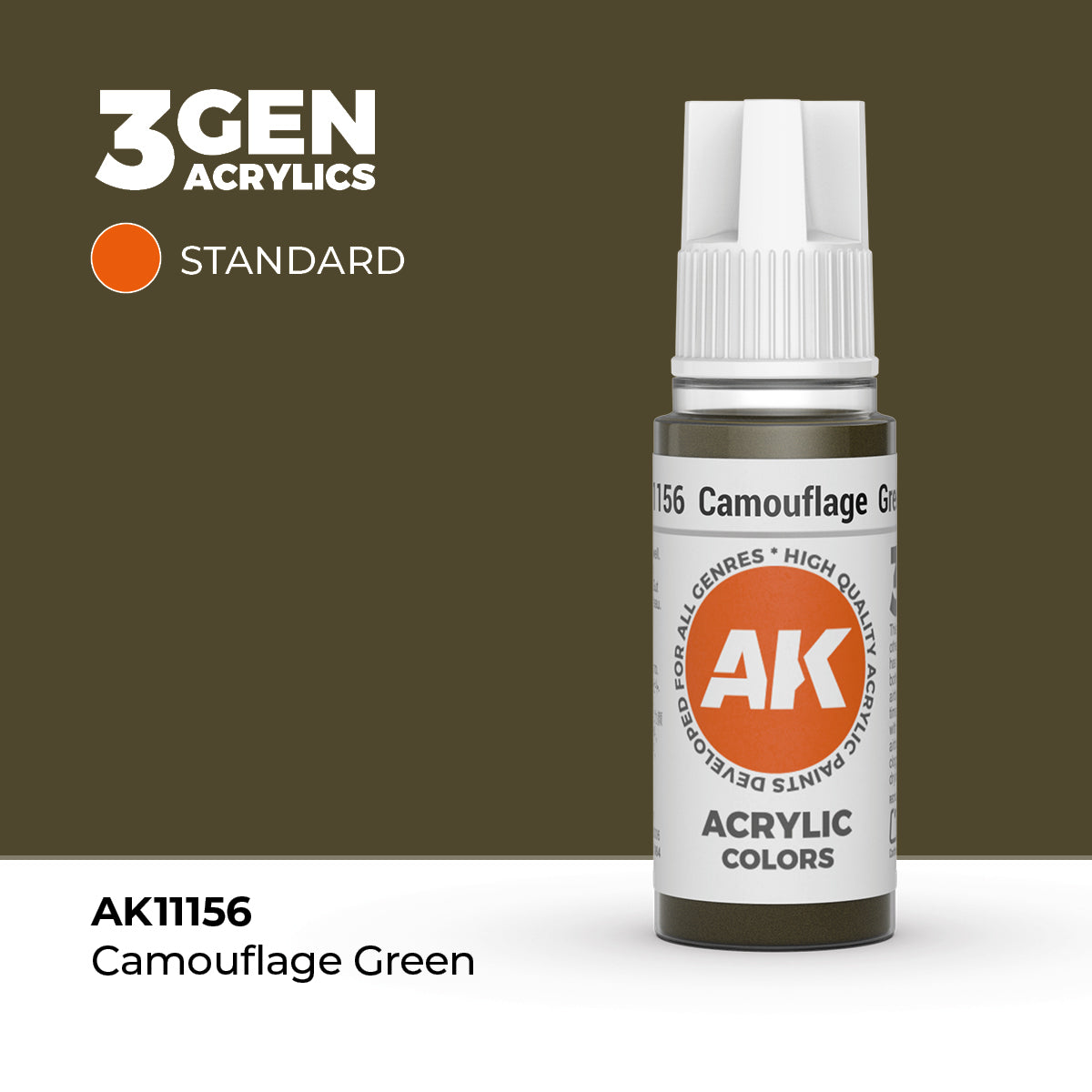 AK Interactive 3G Acrylic Camouflage Green 17ml product image