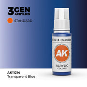 AK Interactive 3G Acrylic Clear Blue 17ml product image