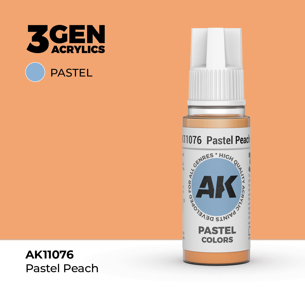 AK Interactive 3G Acrylic Pastel Peach 17ml product image