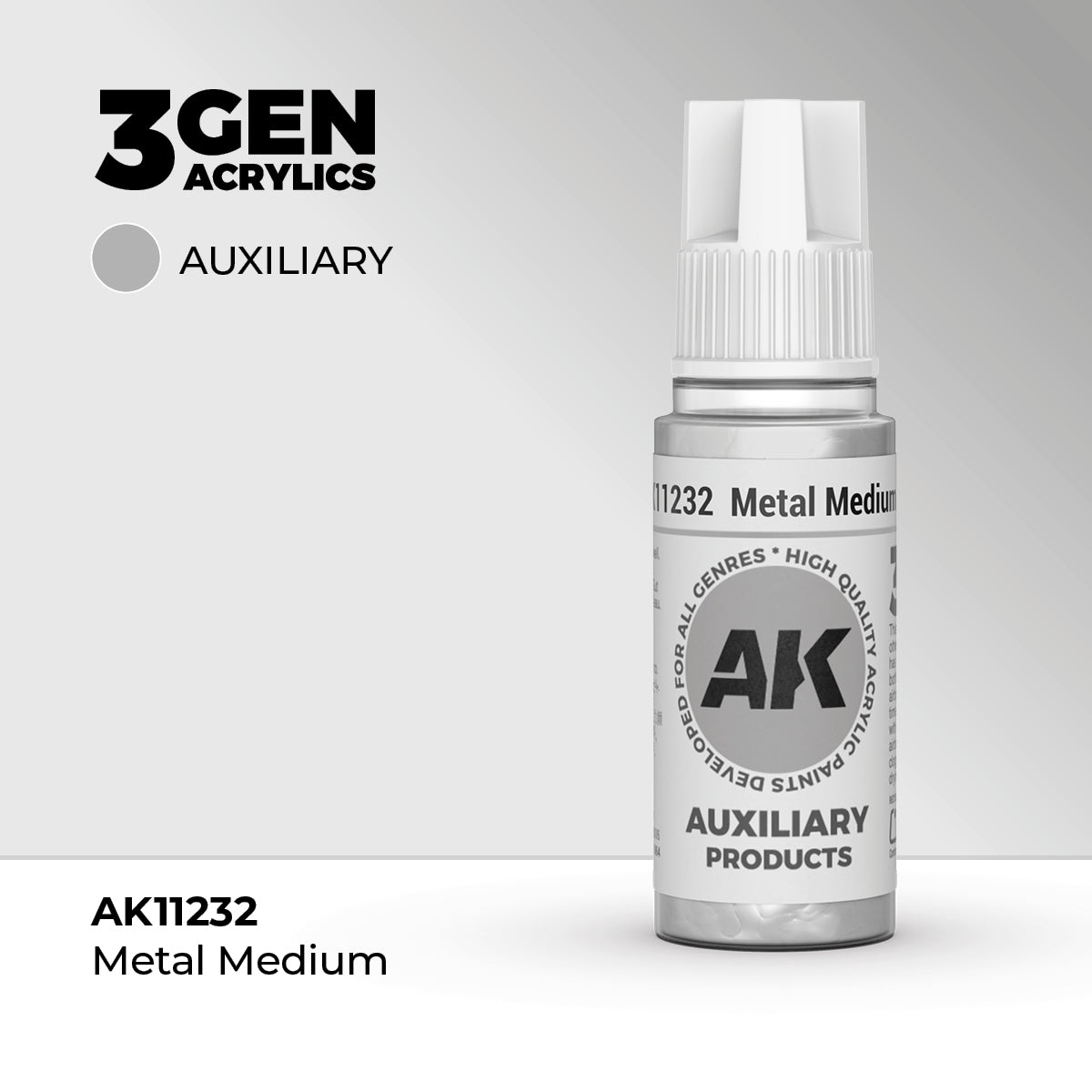 AK Interactive 3G Acrylic Metal Medium 17ml product image