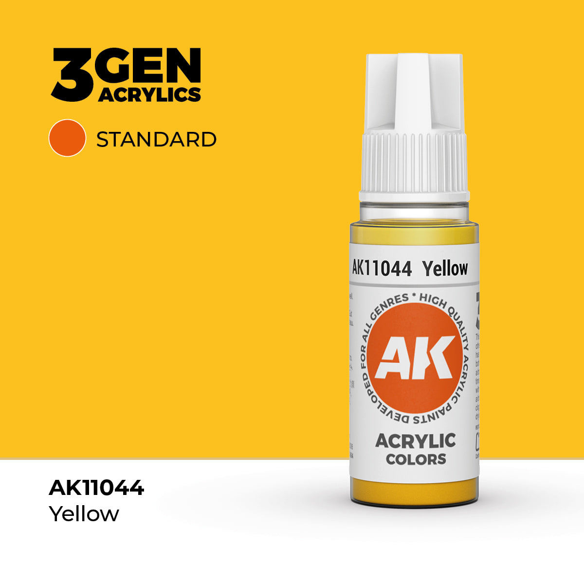 AK Interactive 3G Acrylic Yellow 17ml product image