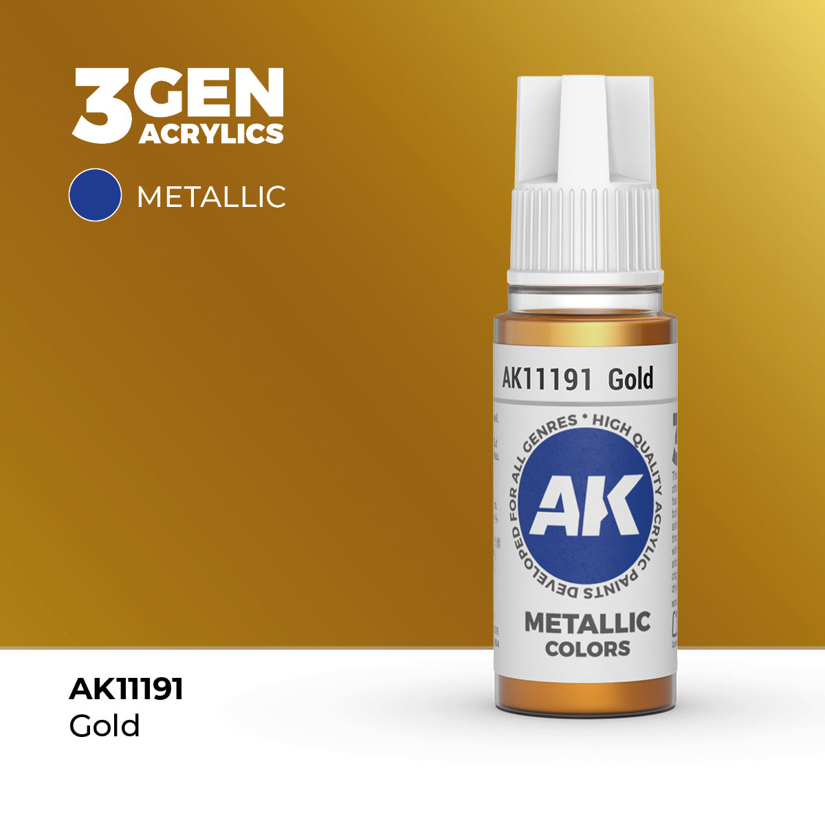 AK Interactive 3G Acrylic Gold 17ml product image