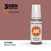 AK Interactive 3G Acrylic Brown Rose 17ml product image