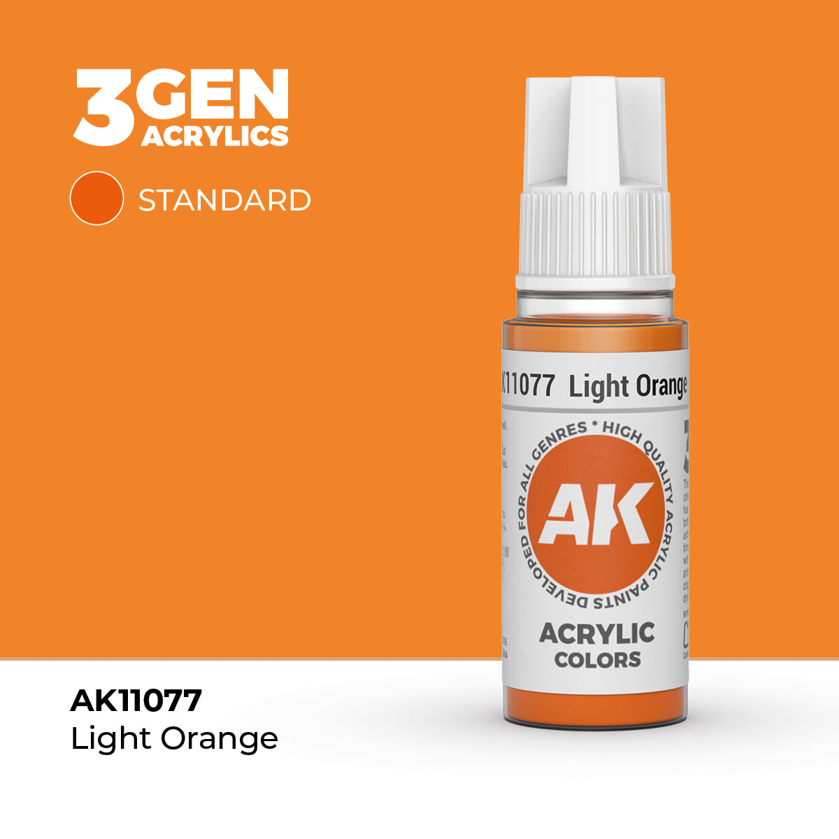 AK Interactive 3G Acrylic Light Orange 17ml product image