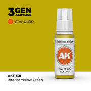 AK Interactive 3G Acrylic Interior Yellow Green 17ml product image