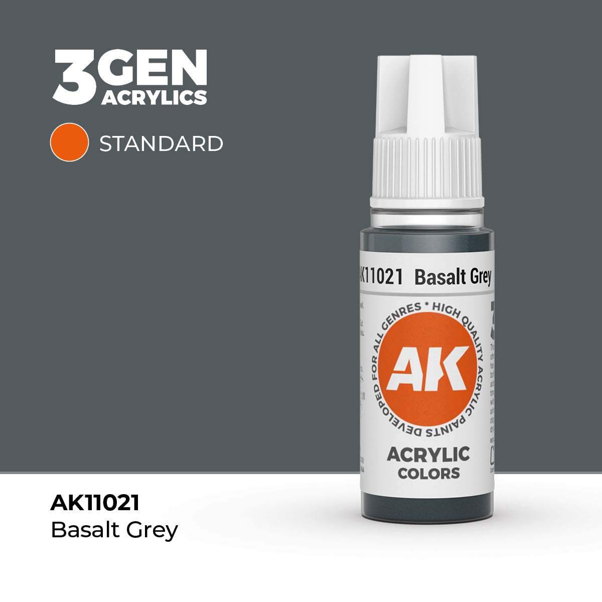 AK Interactive 3G Acrylic Basalt Grey 17ml product image