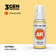 AK Interactive 3G Acrylic Pale Yellow 17ml product image