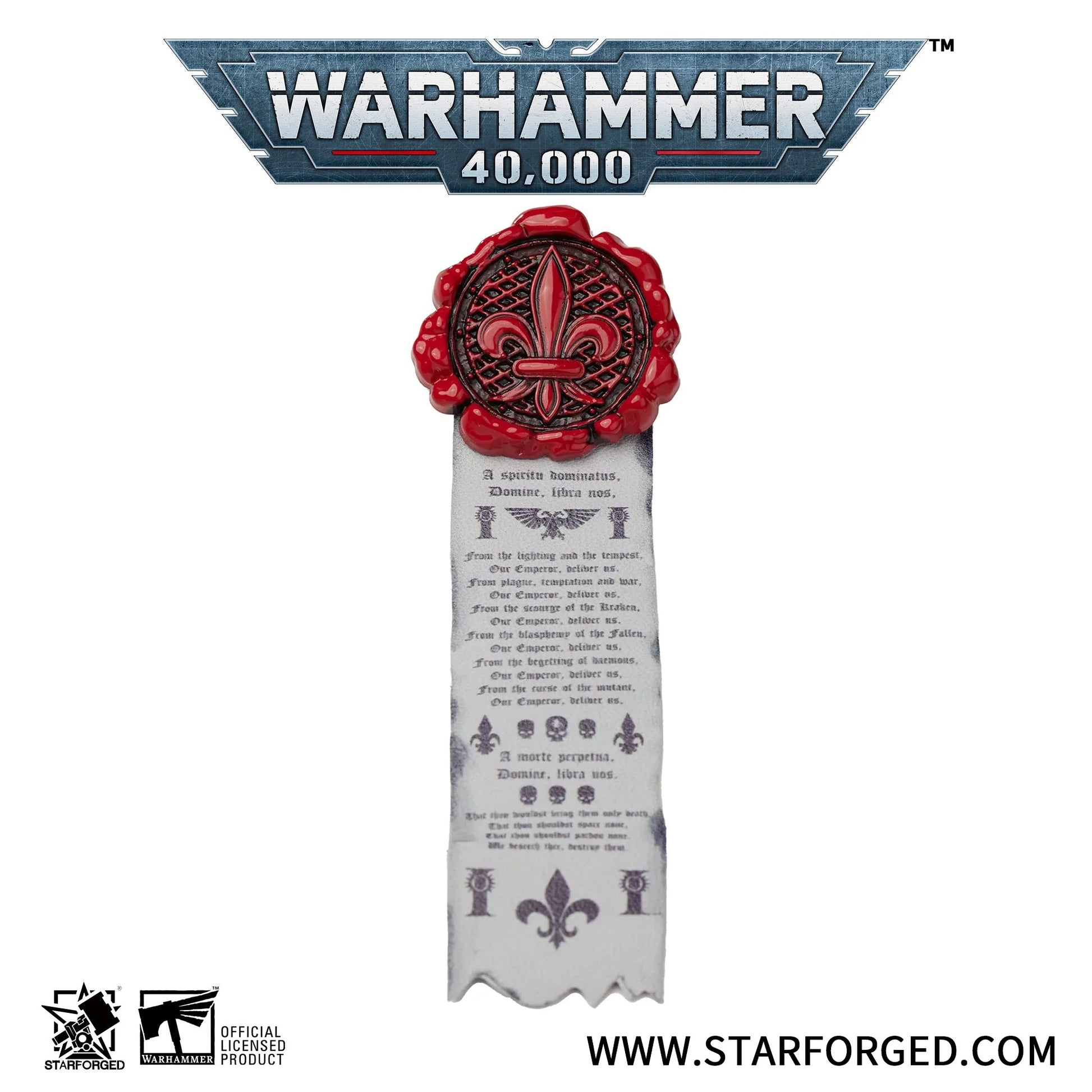 Starforged Purity Seal: Adepta Sororitas Pin+Sticker product image