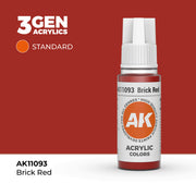 AK Interactive 3G Acrylic Brick Red 17ml product image