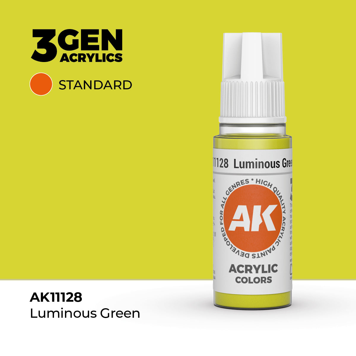 AK Interactive 3G Acrylic Luminous Green 17ml product image