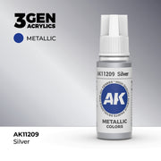 AK Interactive 3G Acrylic Silver 17ml product image