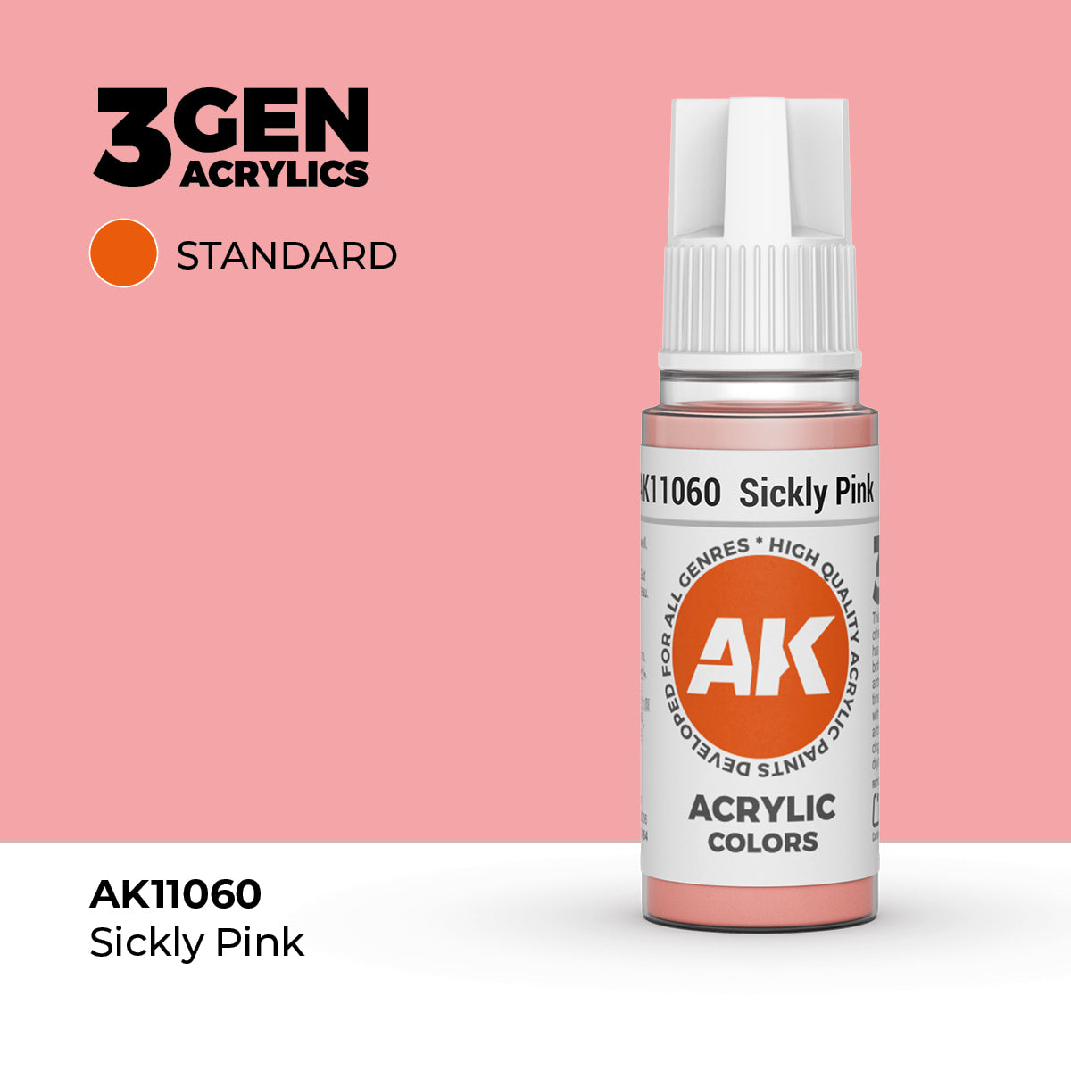 AK Interactive 3G Acrylic Sickly Pink 17ml product image