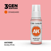 AK Interactive 3G Acrylic Sickly Pink 17ml product image