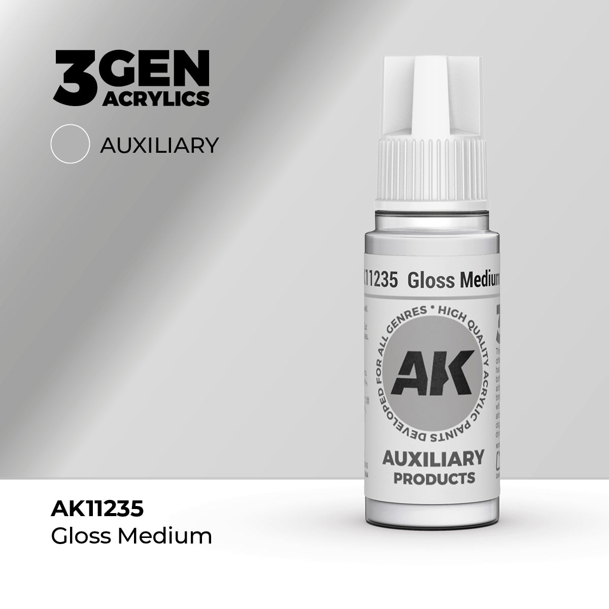 AK Interactive 3G Acrylic Gloss Medium 17ml product image