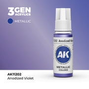 AK Interactive 3G Acrylic Anodized Violet 17ml product image