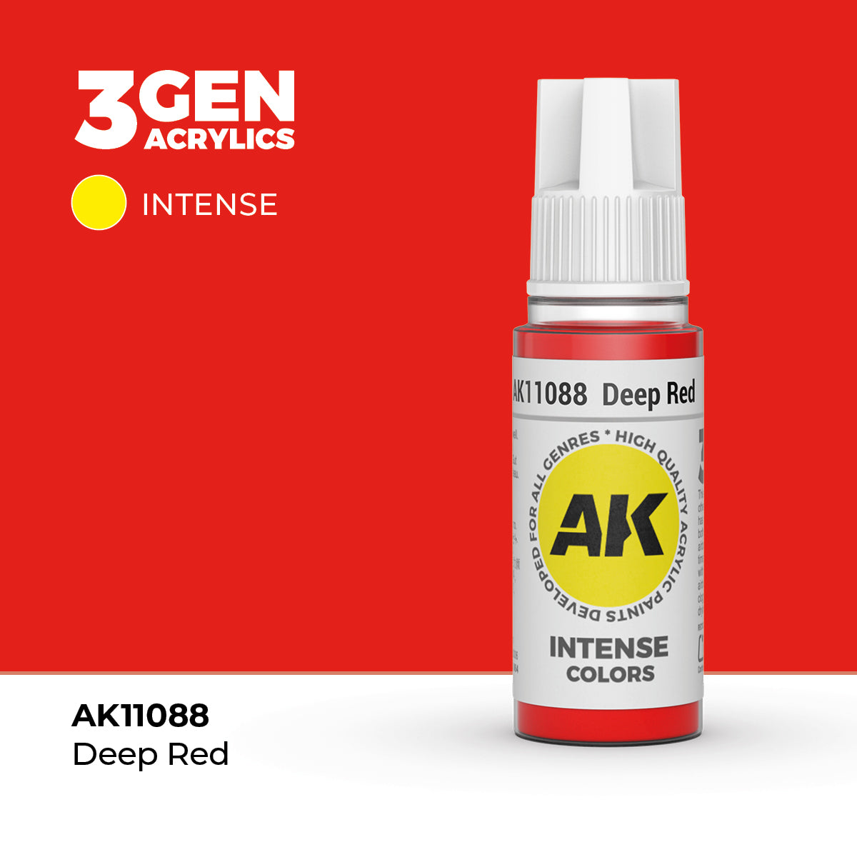 AK Interactive 3G Acrylic Deep Red 17ml product image