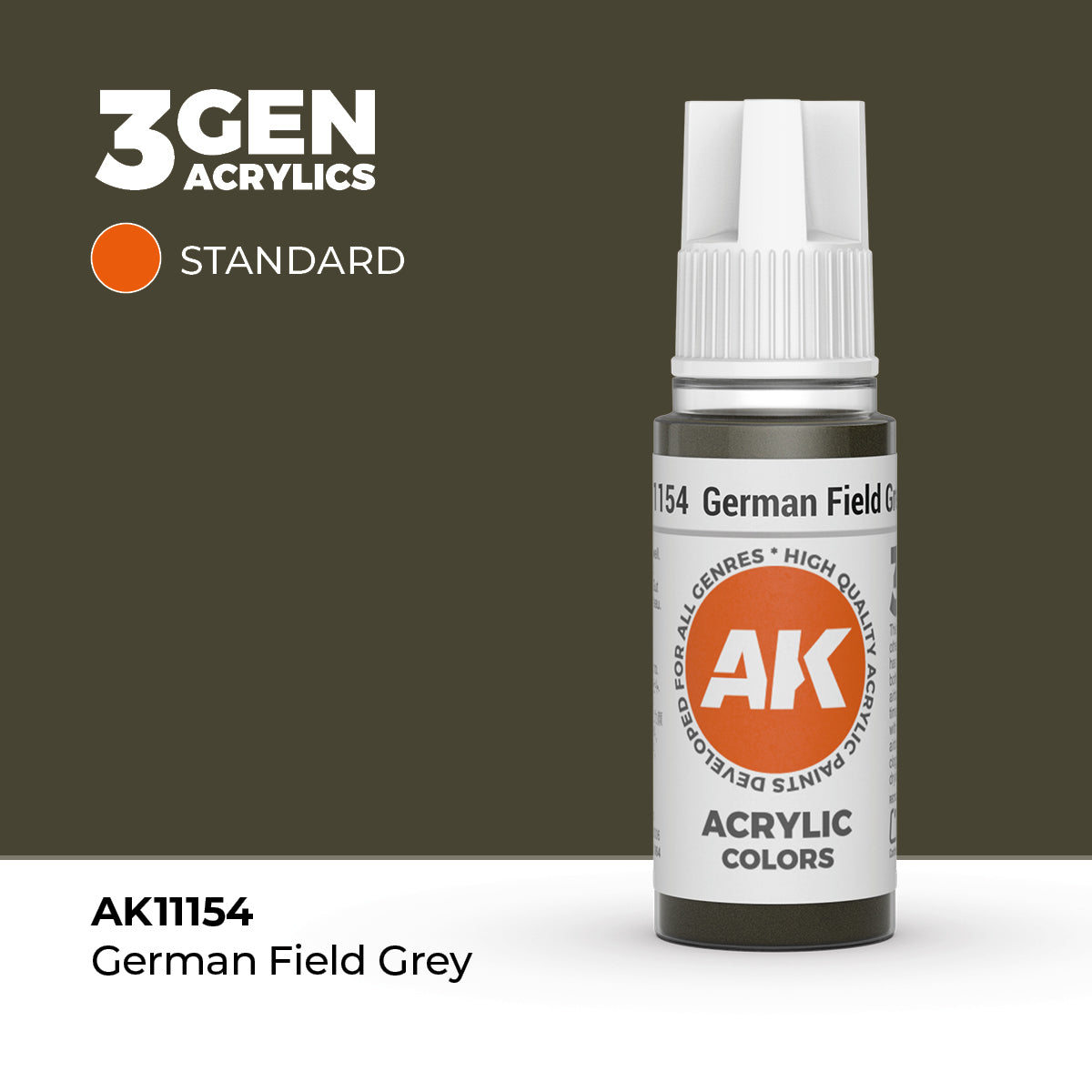 AK Interactive 3G Acrylic German Field Grey 17ml product image