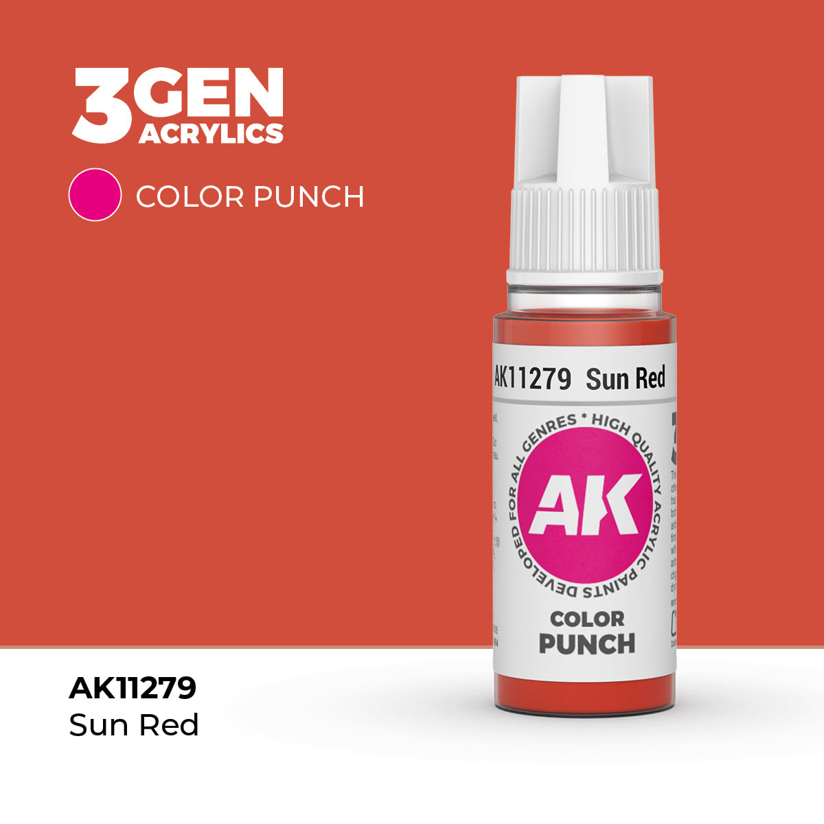 AK Interactive Sun Red COLOR PUNCH 17 ml product image