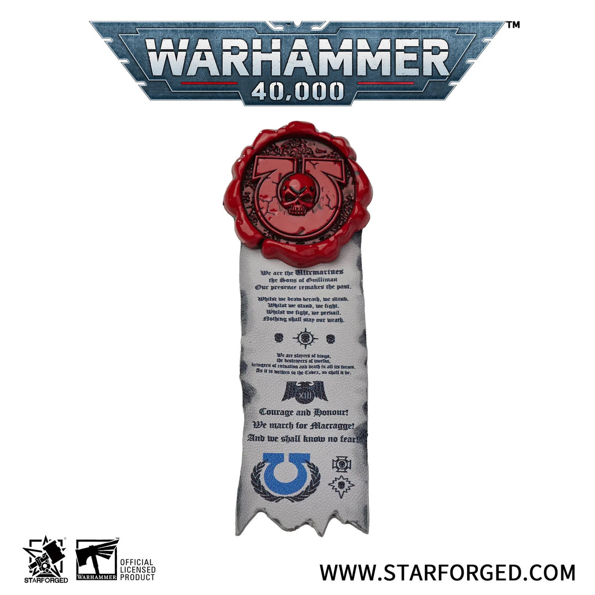 Starforged Purity Seal: Ultramarines Pin+Sticker "Warhammer product image