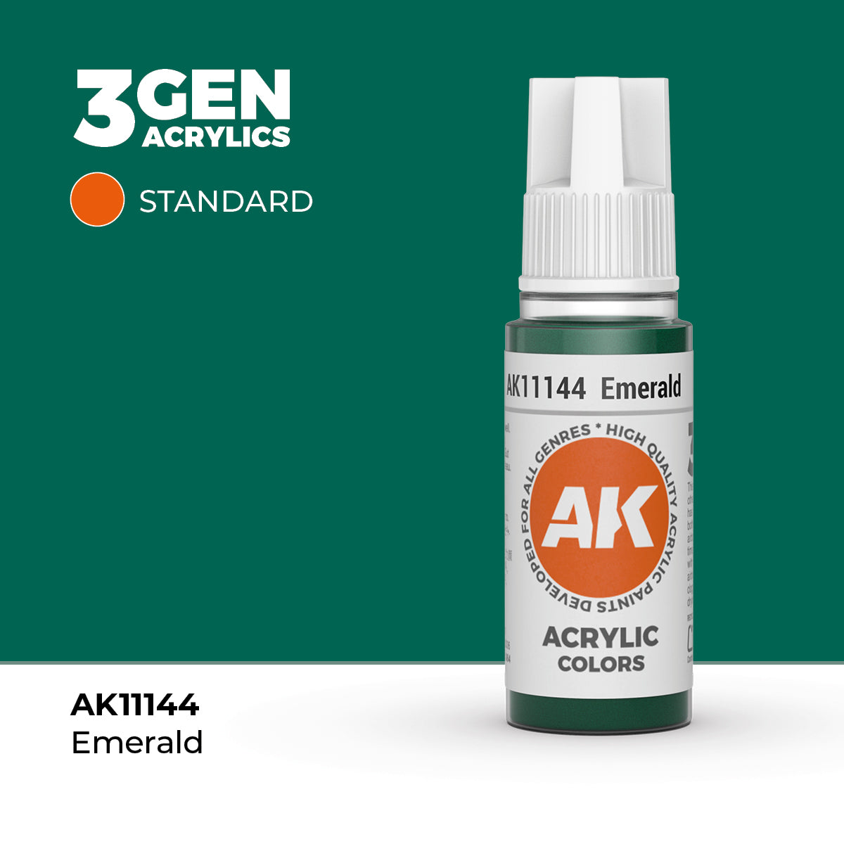 AK Interactive 3G Acrylic Emerald 17ml product image