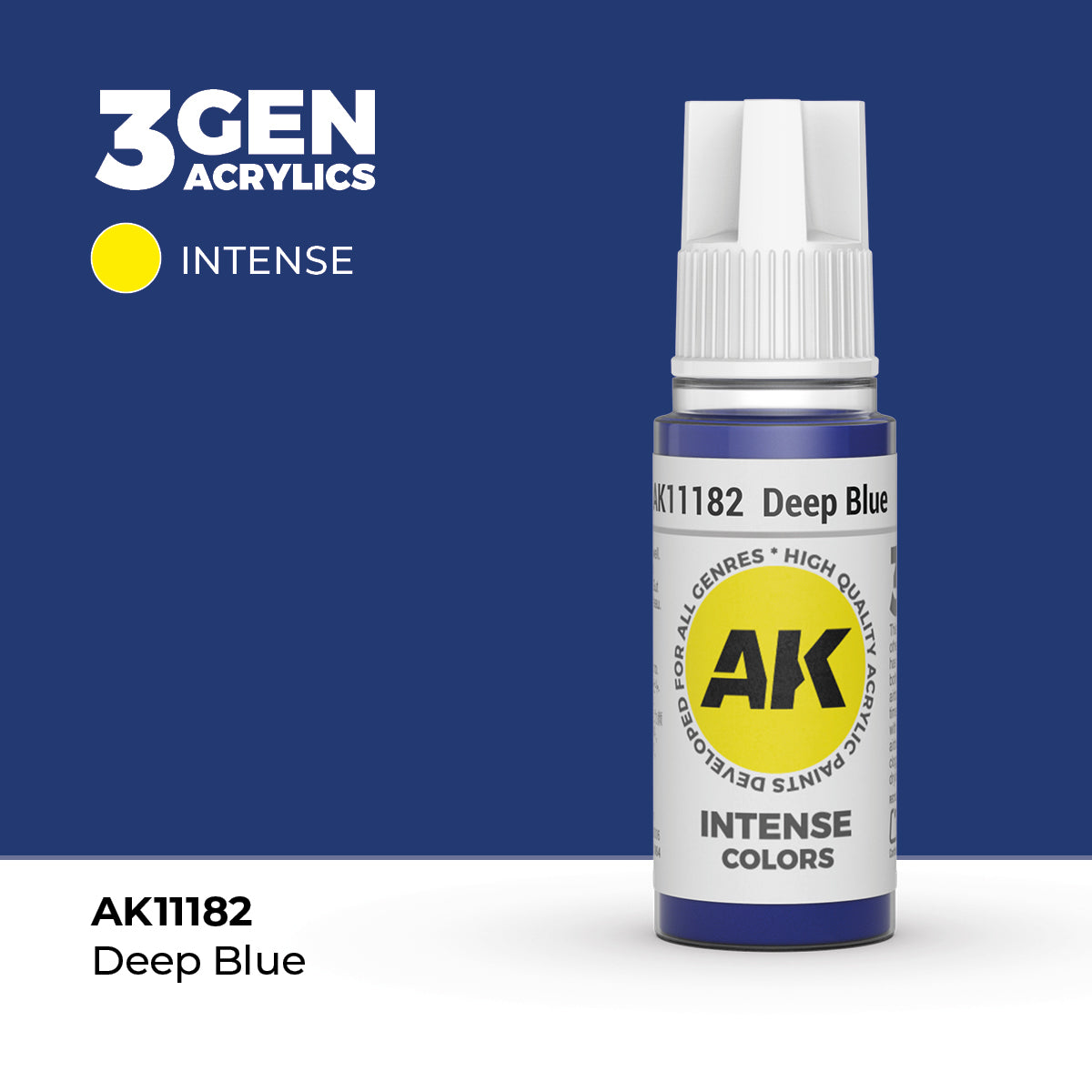 AK Interactive 3G Acrylic Deep Blue 17ml product image