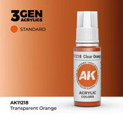 AK Interactive 3G Acrylic Clear Orange 17ml product image