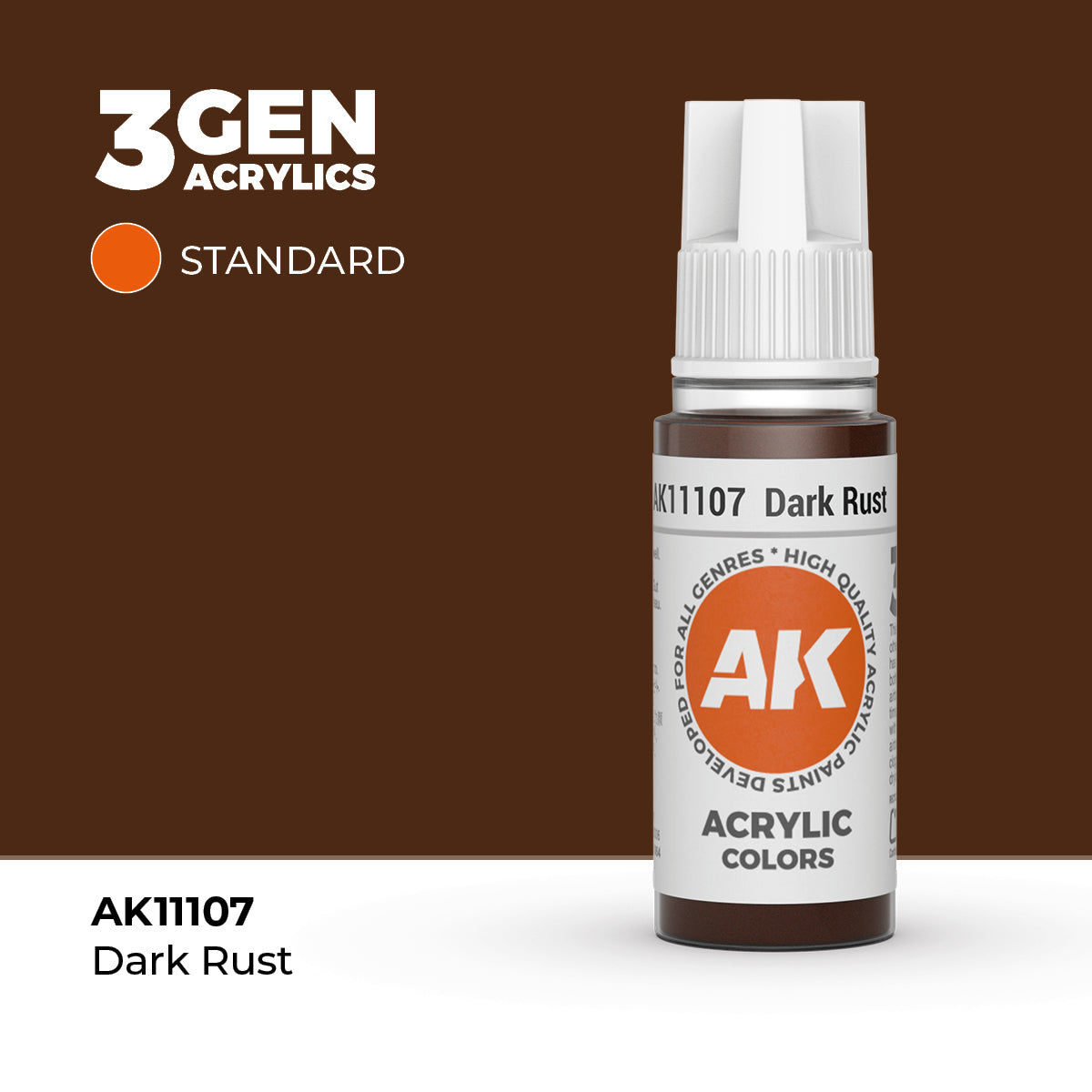 AK Interactive 3G Acrylic Dark Rust 17ml product image