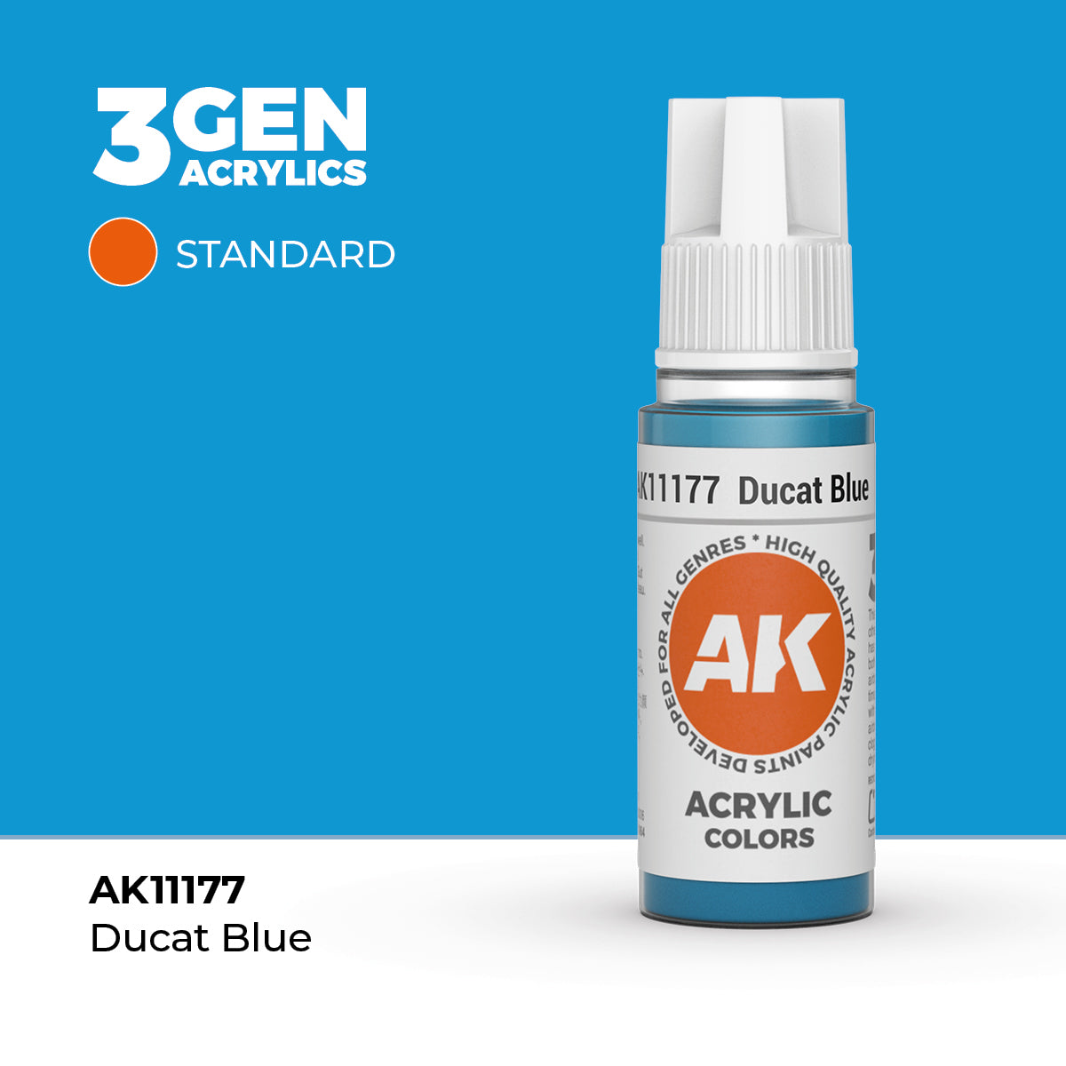 AK Interactive 3G Acrylic Ducat Blue 17ml product image