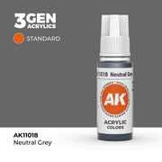 AK Interactive 3G Acrylic Neutral Grey 17ml product image