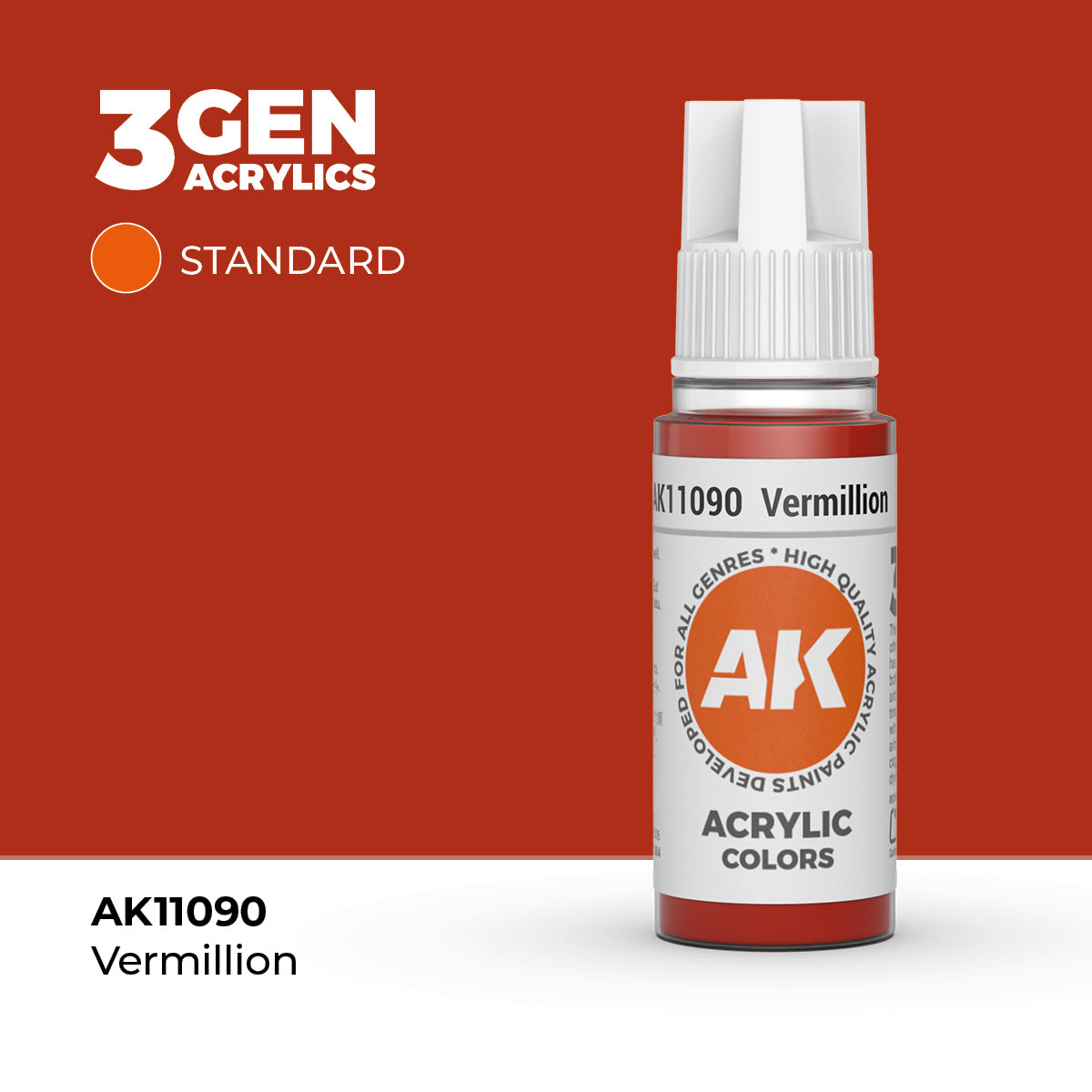 AK Interactive 3G Acrylic Vermillion 17ml product image