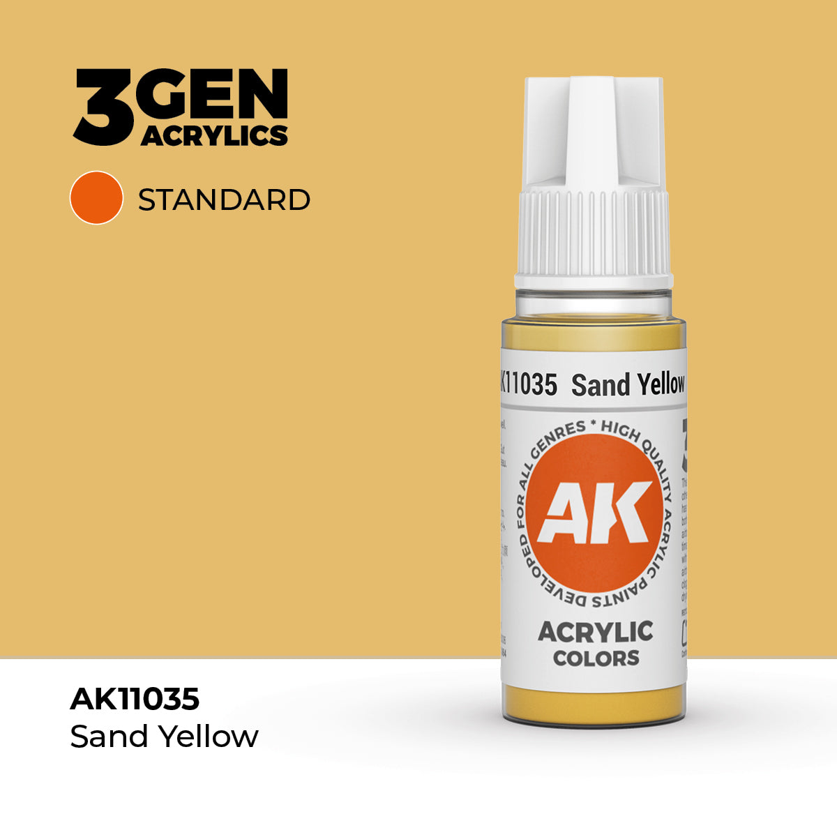 AK Interactive 3G Acrylic Sand Yellow 17ml product image